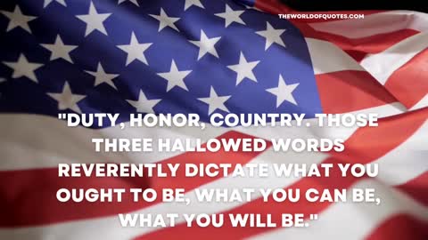 Duty, Honor, Country