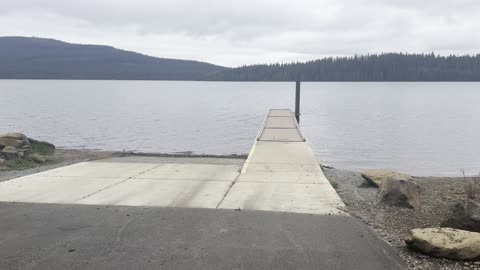 Arriving at Gone Creek Campground Boat Dock – Timothy Lake – Mount Hood – Oregon – 4K