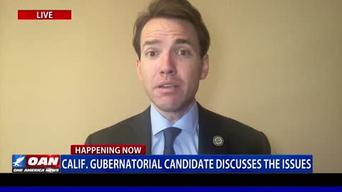 Calif. gubernatorial candidate discusses the issues