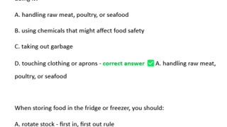 ServSafe Food Handler Test Exam Questions and Answers (Latest Update 2023)