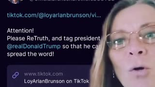 Trump Re-Truthing Loy Brunson