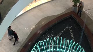 representation of fountains in a shopping center