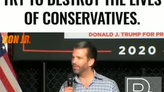 Don JR - The Democrat Mob try to destroy the lives of Conservatives