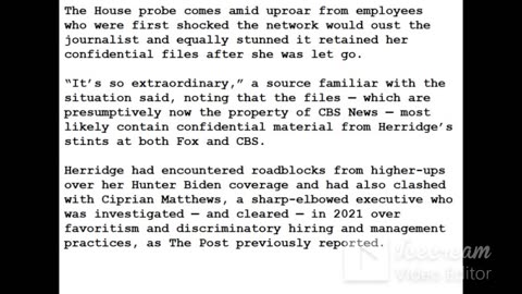 24-0223 - House Probe - CBS Seize Files of Fired Reporter Covering Hunter Biden’s Laptop Scandal