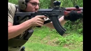 AK Fireball🔥With & Without DeadAir 30cal Suppressor