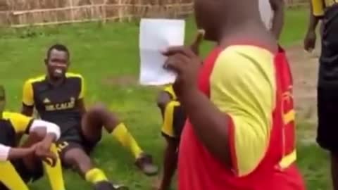 Funny video of african coach giving advice