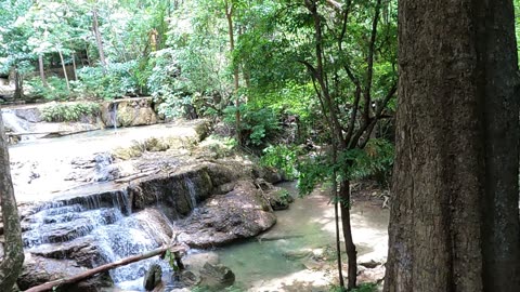 Erawan Falls Kanchanaburi Thailand Trail