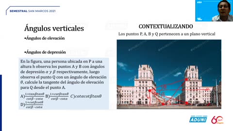 SEMESTRAL ADUNI 2021 | Semana 15 | Trigonometría S1