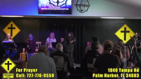 Praise & Worship Music at Crossroads Chapel Palm Harbor on Sunday 4/07/2024
