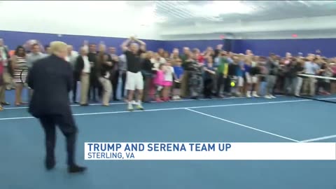President Trump vs. Serena… In a suit...the rest is history