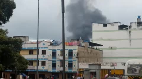 Incendio de bicicletas en Bucaramanga
