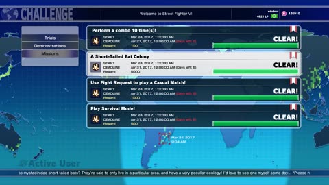 A Short-Tailed Bat Colony - Street Fighter V mission (6600 Fight Money)