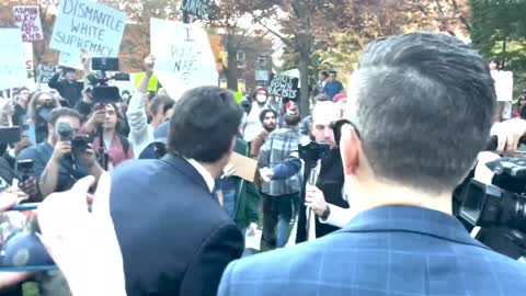 Alex Stein Confronts Leftist Protesters - And They Go INSANE