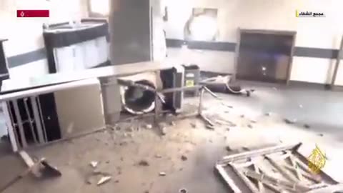 Footage inside Al Shifa hospital in Gaza during/after Israeli raid