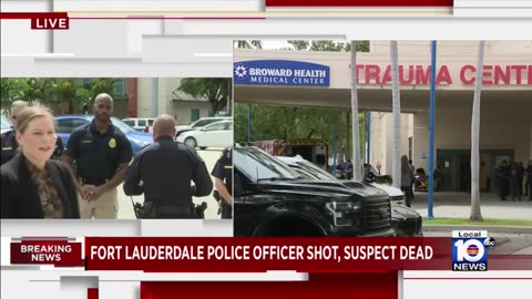 Police provide update on Fort Lauderdale officer shot at hotel; suspect dead