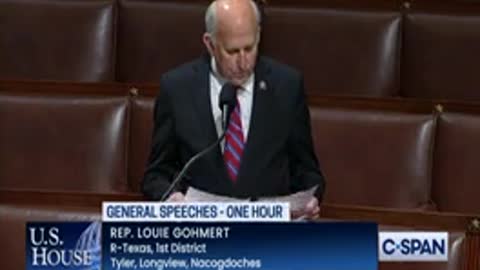 Rep. Louie Gohmert Quotes Gateway Pundit on House Floor on Hero Jeremy Brown Story