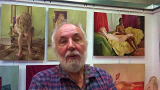 Ian Barlow Pastel Artist the female nude. Ocean City Plymouth 2017
