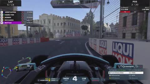 F1 2021 - Championship Round 6 Baku Mercedes F1 W12 Hamilton