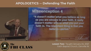Defending Your Faith - Lesson 2
