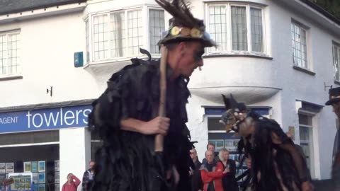 Beltane Border Morris - Huntress - Chagford - 3 Aug 23