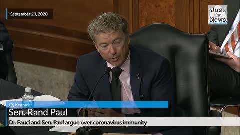 Flashback: Dr. Fauci and Sen. Rand Paul disagree over coronavirus immunity