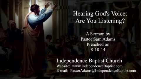 Hearing Gods Voice: Are You Listening?