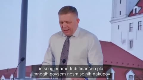 Slovaški premier Robert Fico o nepodpisu pogodbe z WHO | podnapisi SL