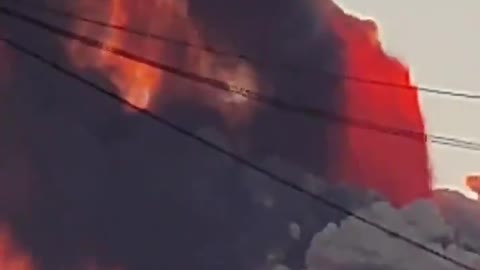 Massive eruption of Mount Etna