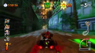 Crash Team Racing Nitro Fueled- Scuba Crash Skin Gameplay