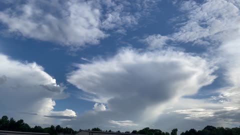 Beautiful clouds in the sky