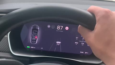 Driving a Tesla