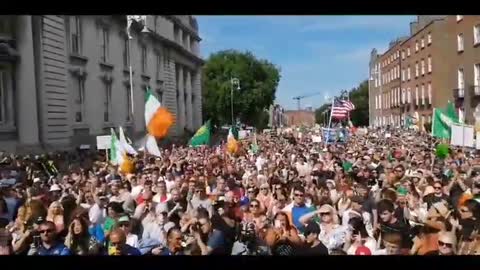 Freedom Rally Dublin, Ireland 7-24-21