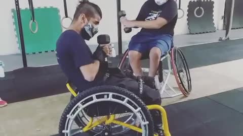 Adapted Crossfit sit-ups