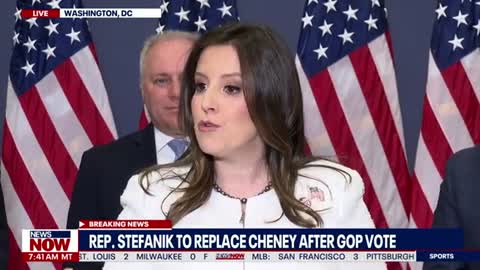 Elise Stefanik Speaks After Being Named to Replace Liz Cheney