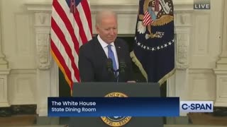 Biden ZONES OUT During Press Conference - Stops Talking When Asked a Direct Question
