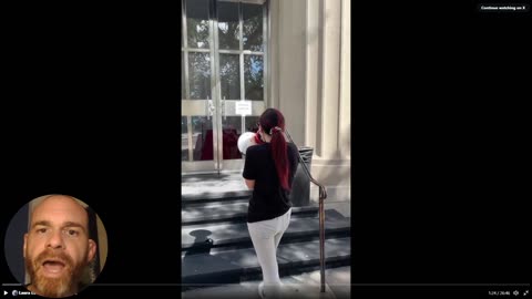 Desantis tries to hold a rally and Laura Loomer bombs it with a bull-horn. I love her!