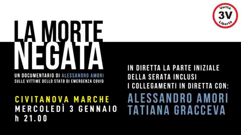 L'introduzione al documentario a Civitanova Marche