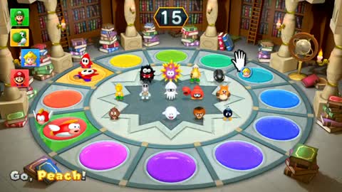 Mario Party 10 - All Minigames Peach All Win
