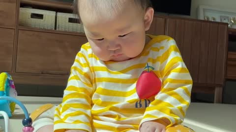 Korean baby's toy play