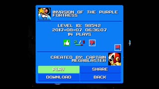 Mega Man Maker Level Highlight: "Invasion of the Purple Fortress" by Captain MegaBlaster