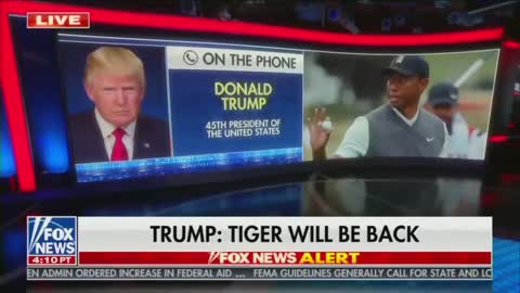 President Trump Calls Into Fox News to Share Awesome, Heartfelt Message to Tiger Woods