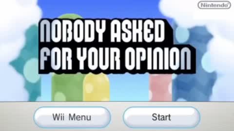 Super Mario : Nobody asked for your opinion