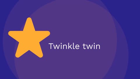 Nursery Rhyme "Twinkle Twinkle Little Star" SIng-a-long Lullaby Music