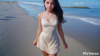 Cute Girl at the beach