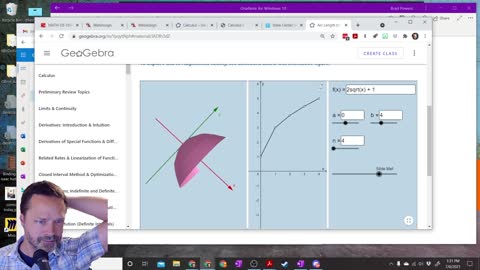 Calculus 2 - Section 8-2- Intro to finding Area of a surface of revolution