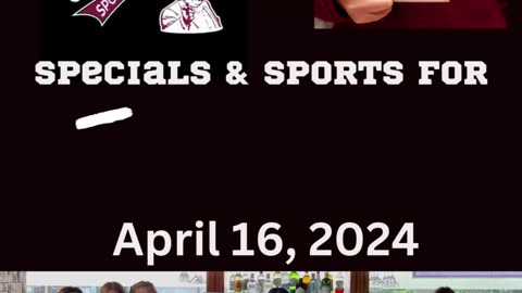 T-Backs Sports Bar and Grill Sports Schedule and free beer/soda for Tuesday April 16, 2024