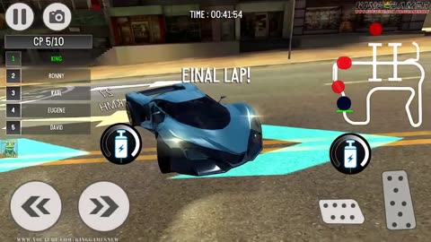 Impossible car racing simulation 202