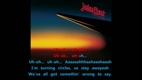 Judas Priest - Turning Circles {go back, karaoke}