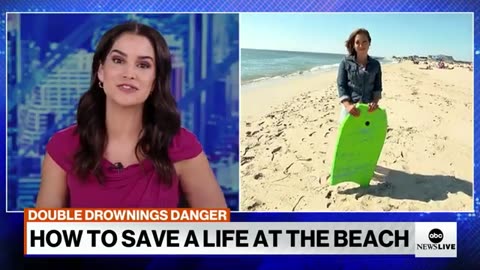 Double drowning danger- How to save lives in rip currents at the beach ABC News