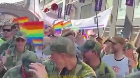 Woke Swedish army celebrates LGBT, Wagner PMC and Tsar Putin must be shaking in their respective boots! Scary stuff!